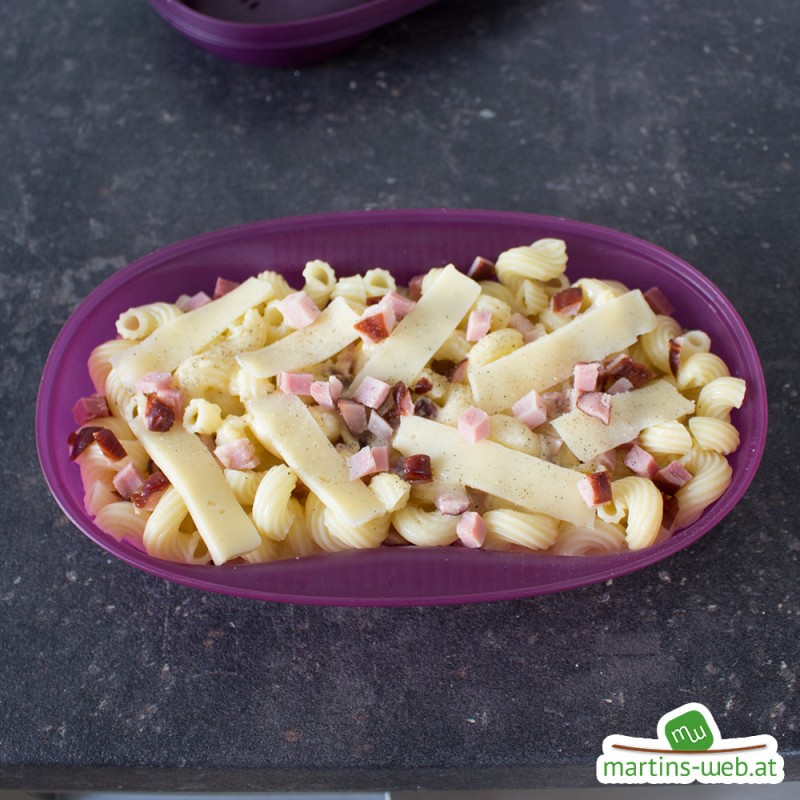 Easy Carbonara-Auflauf im Omlettwunder - martins-web.at