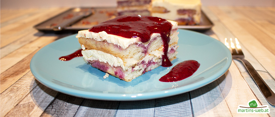 Cremig fruchtiges Beeren-Tiramisu